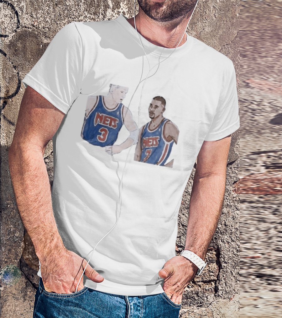 Kenny Anderson And Dražen Petrović Nets 3 And 7 Jerseys T-Shirt