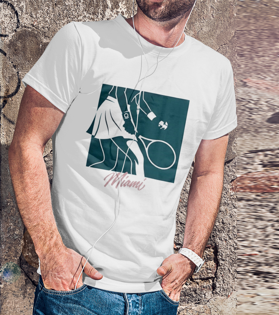 Miami Tennis Player T-Shirt