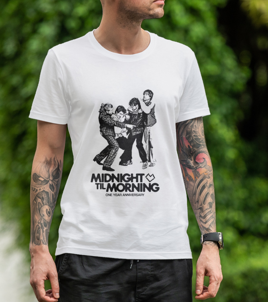Midnight Til Morning One Year Anniversary Band T-Shirt