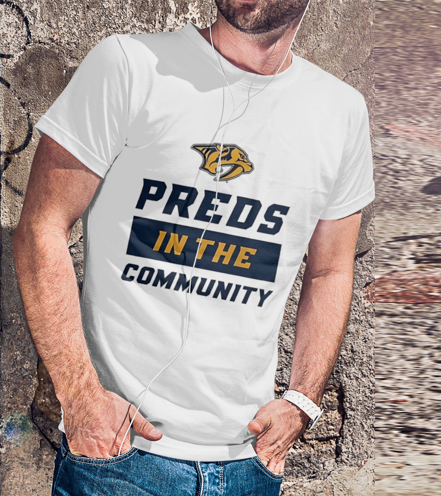Nashville Predators Preds In The Community T-Shirt