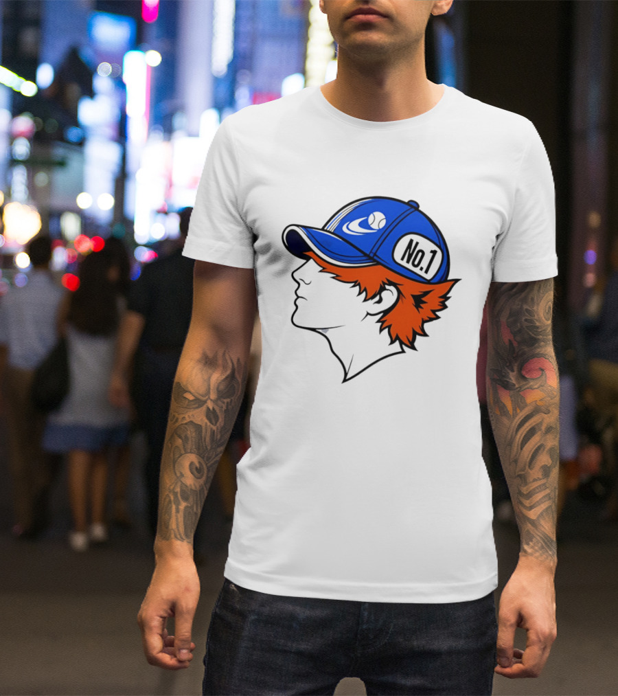No1 Tennis Player Profile Athlete Sports Baseball Cap T-Shirt