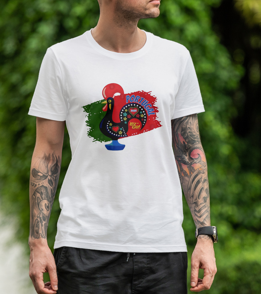 Portugal 2025 Lez Go Galo De Barcelos Rooster T-Shirt