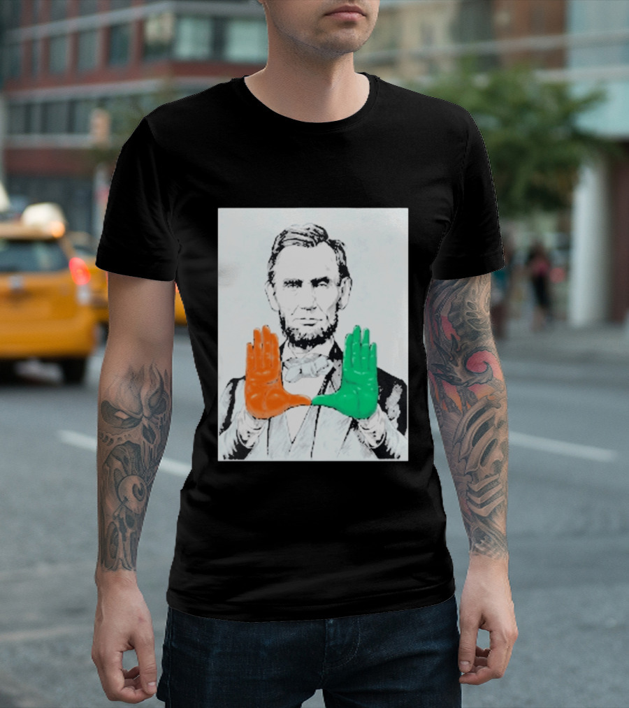 Abraham Lincoln Miami Hurricanes U Hands T-Shirt