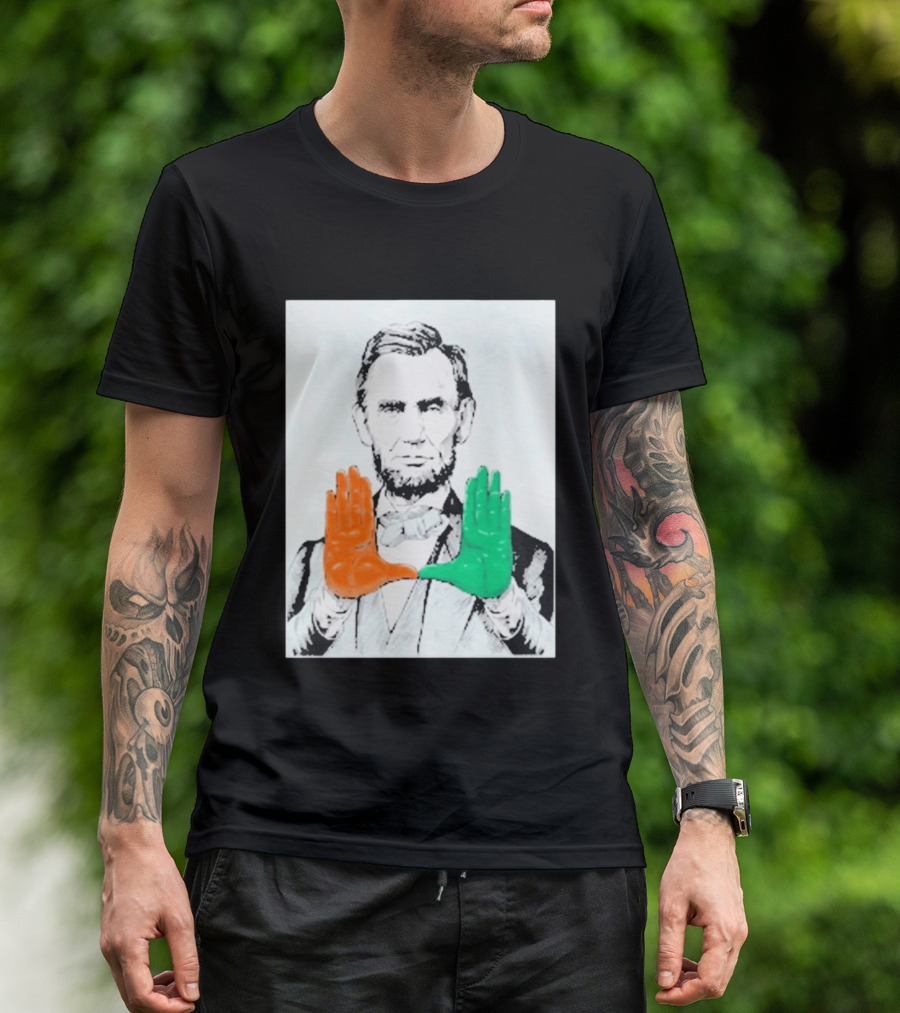 Abraham Lincoln Miami Hurricanes U Hands T-Shirt