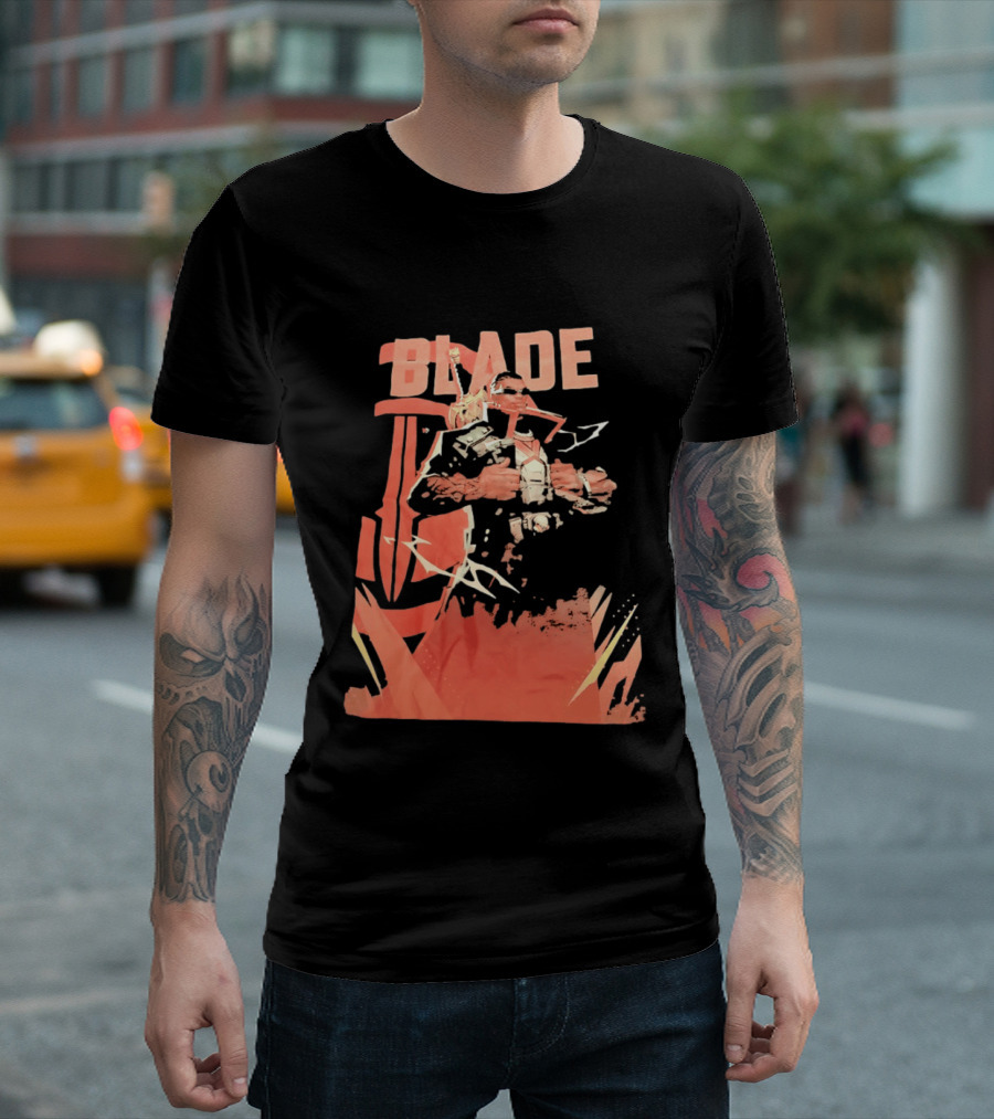 Blade Marvel Comic Vampire Hunter T-Shirt