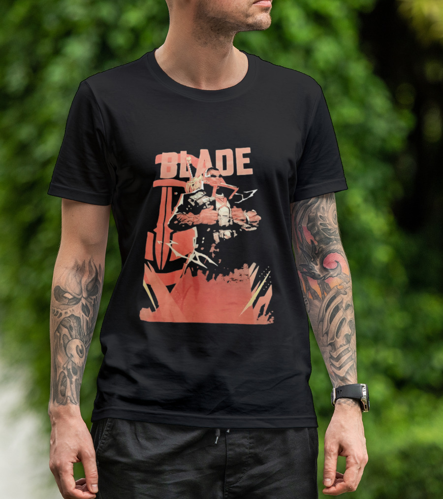 Blade Marvel Comic Vampire Hunter T-Shirt