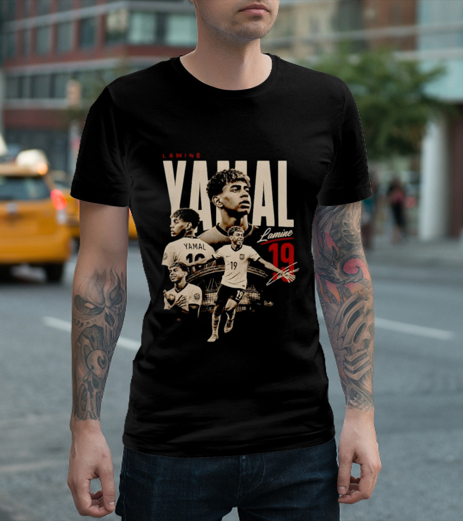 Lamine Yamal 19 Spain National Team T-Shirt
