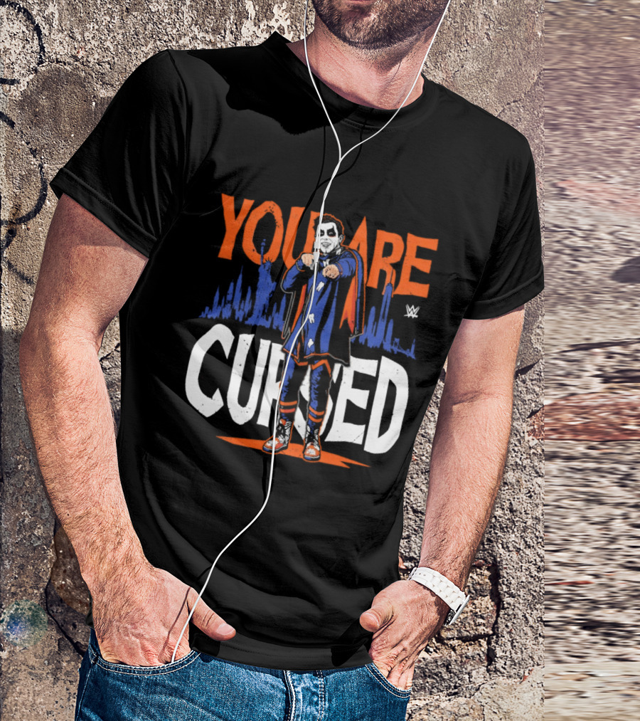 Danhausen WWE NYC You Are Cursed Skyline T-Shirt