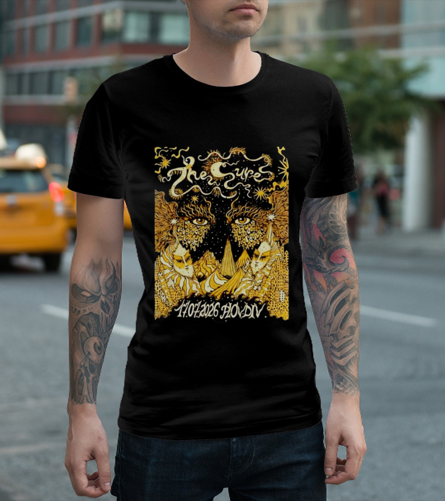 The Cure 17 July 2026 Plovdiv Concert Live Music Event T-Shirt
