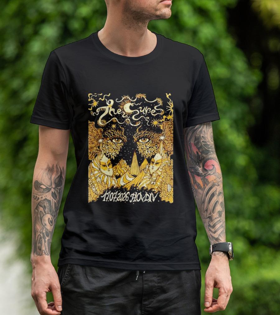 The Cure 17 July 2026 Plovdiv Concert Live Music Event T-Shirt