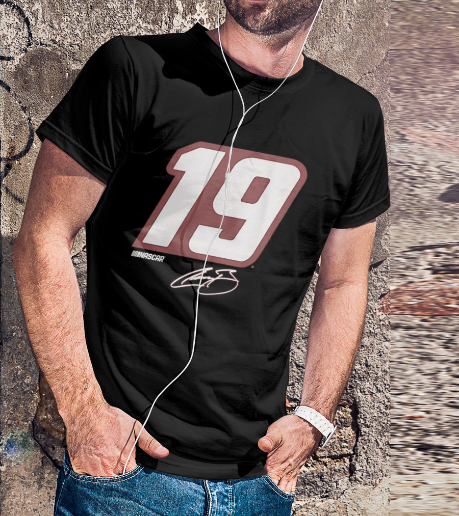 NASCAR Number 19 Racing Motorsport Signature Edition T-Shirt