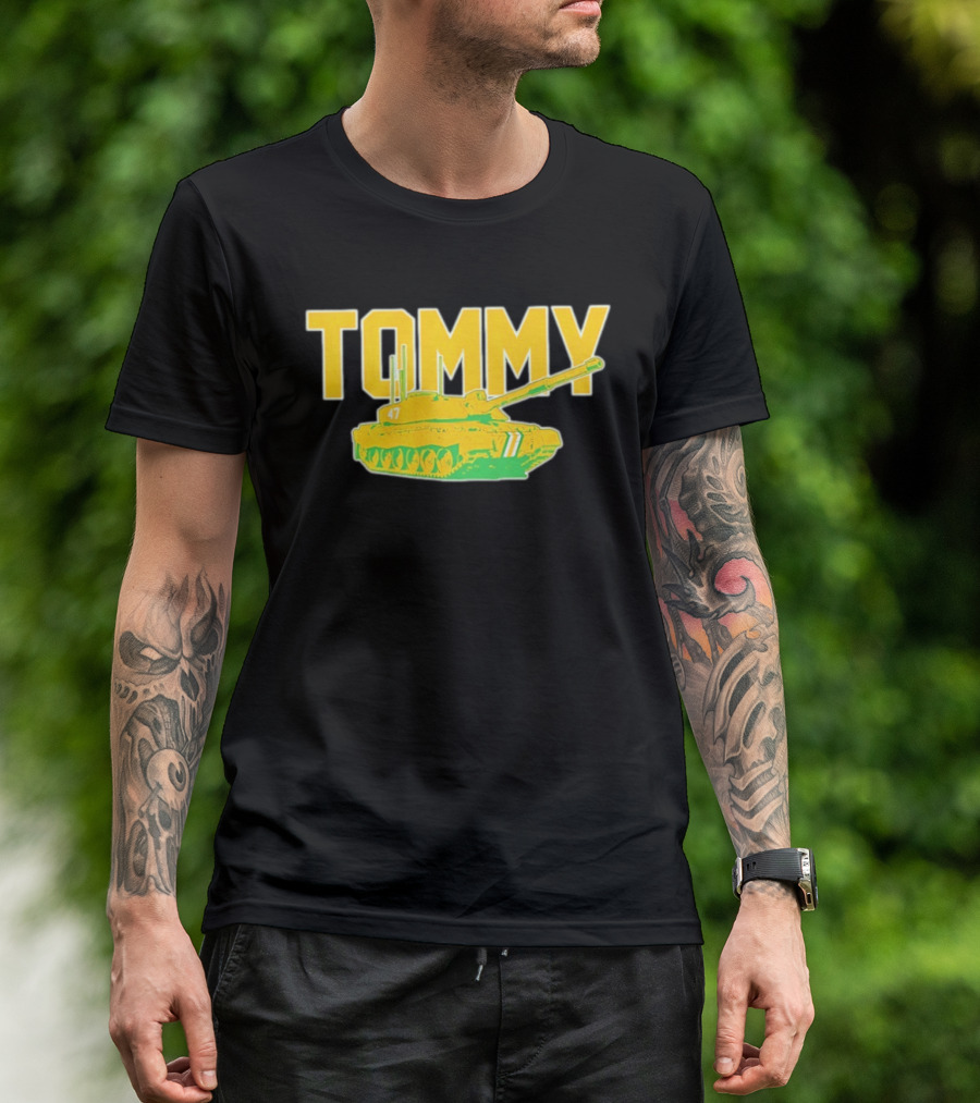 Tommy Tank 47 Athletics Baseball T-Shirt