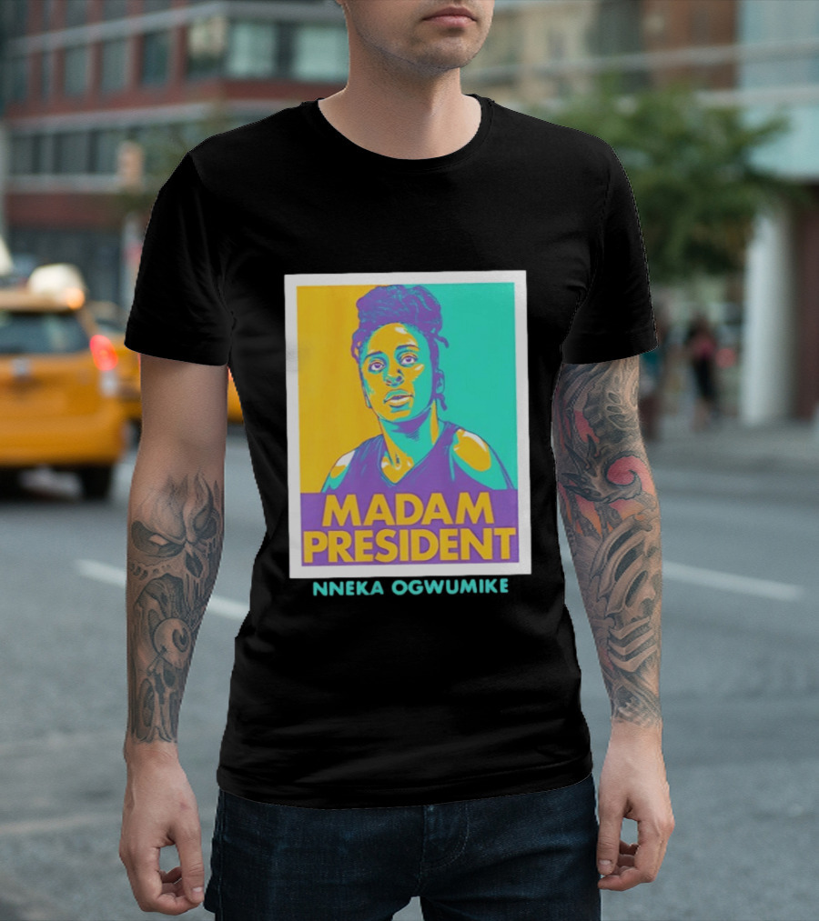 Nneka Ogwumike Madam President Los Angeles Sparks Heroic T-Shirt