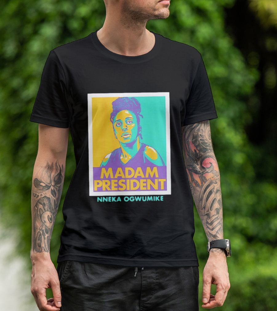 Nneka Ogwumike Madam President Los Angeles Sparks Heroic T-Shirt