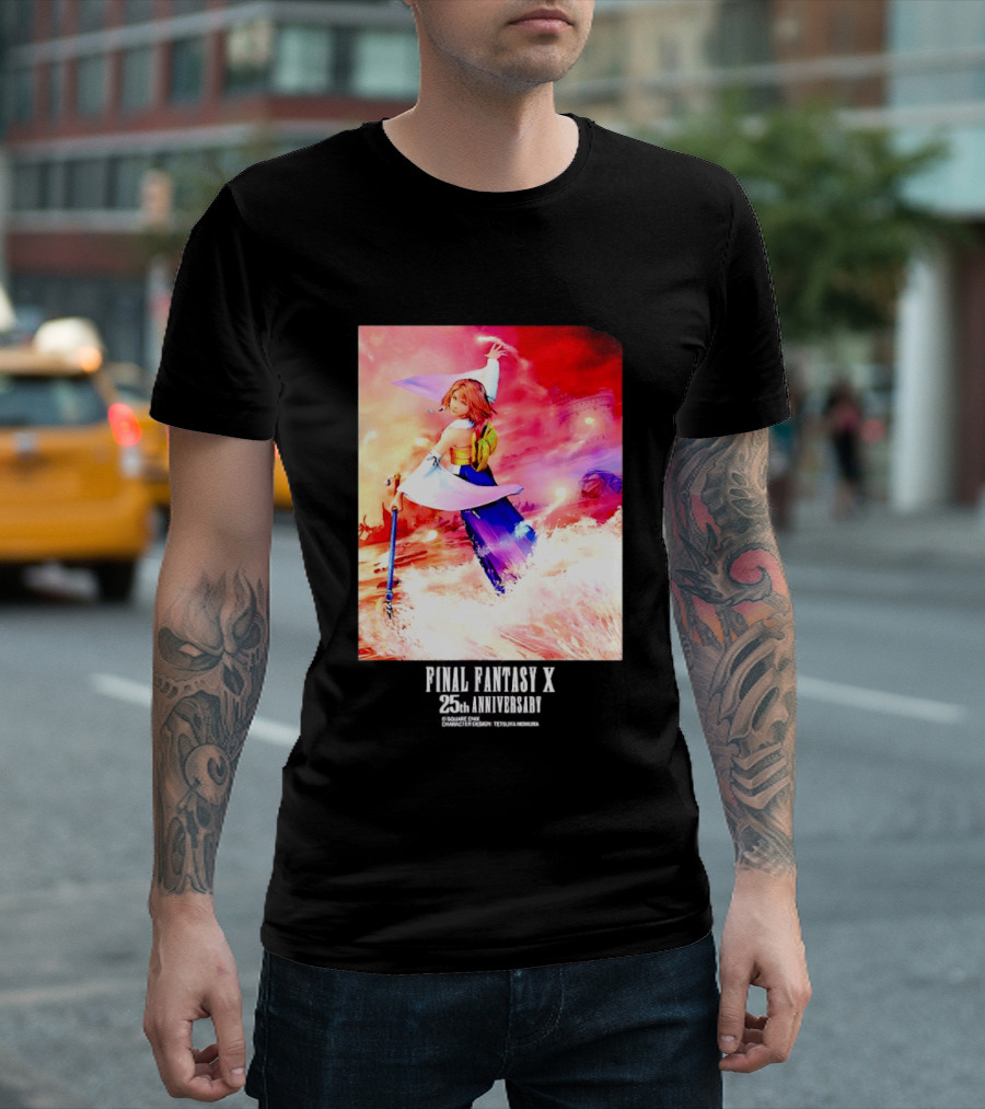 Final Fantasy X 25th Anniversary Yuna Square Enix T-Shirt