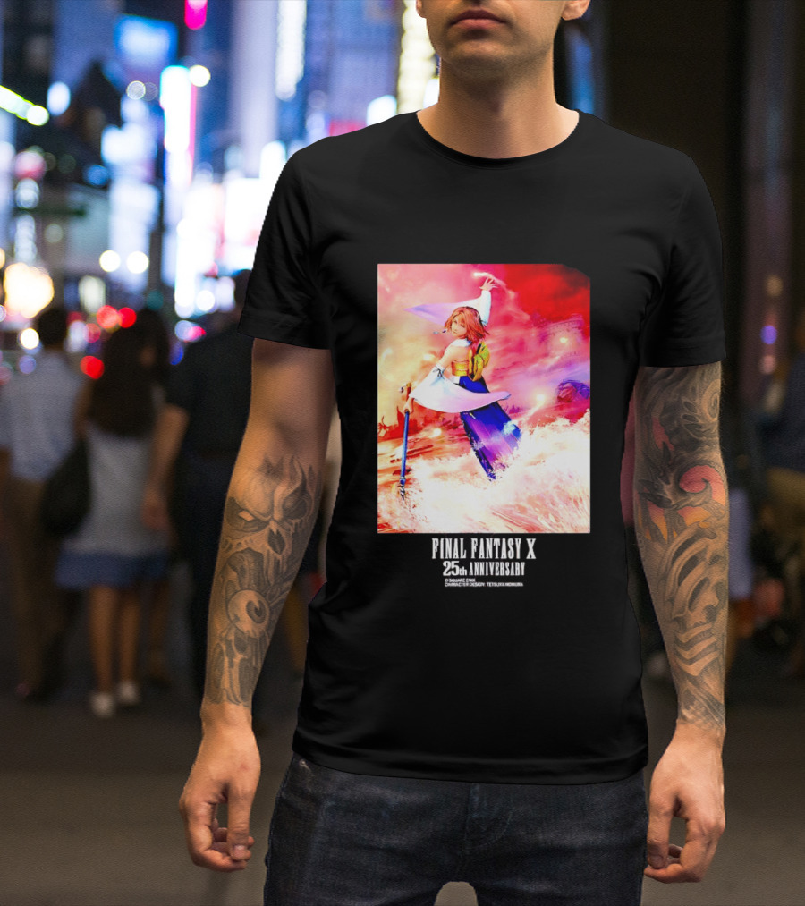 Final Fantasy X 25th Anniversary Yuna Square Enix T-Shirt