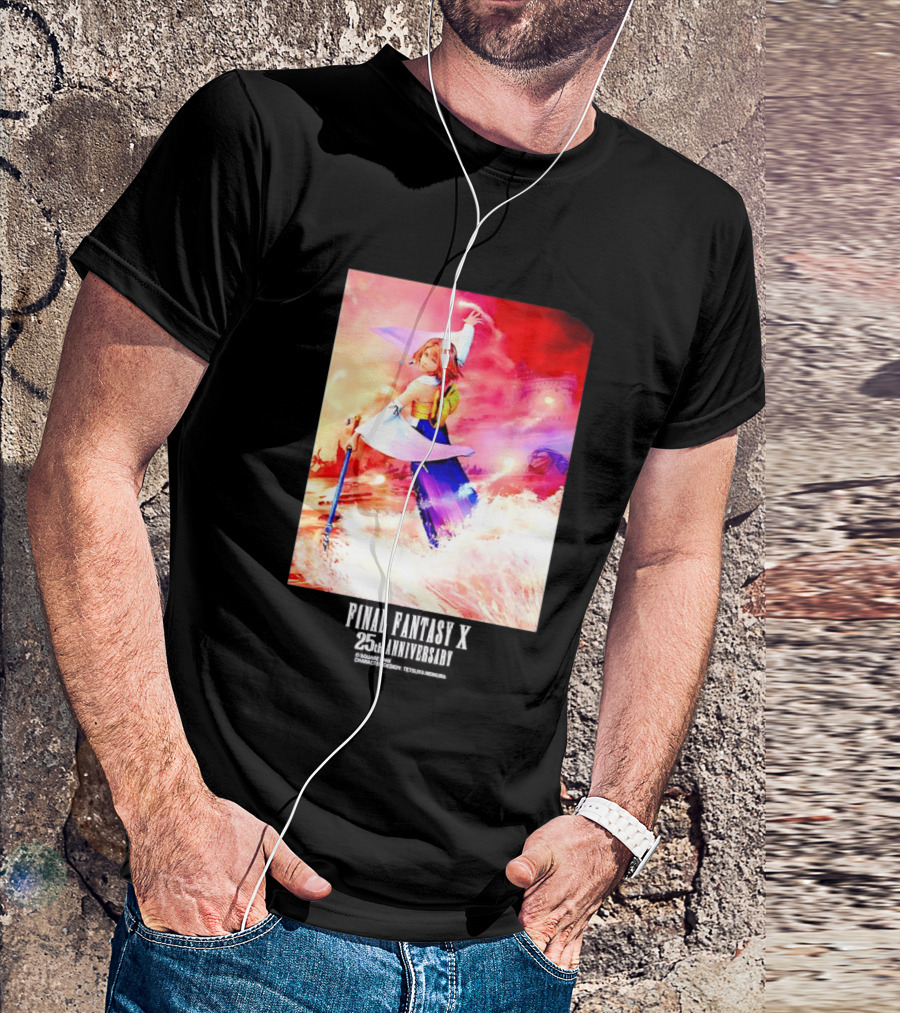 Final Fantasy X 25th Anniversary Yuna Square Enix T-Shirt