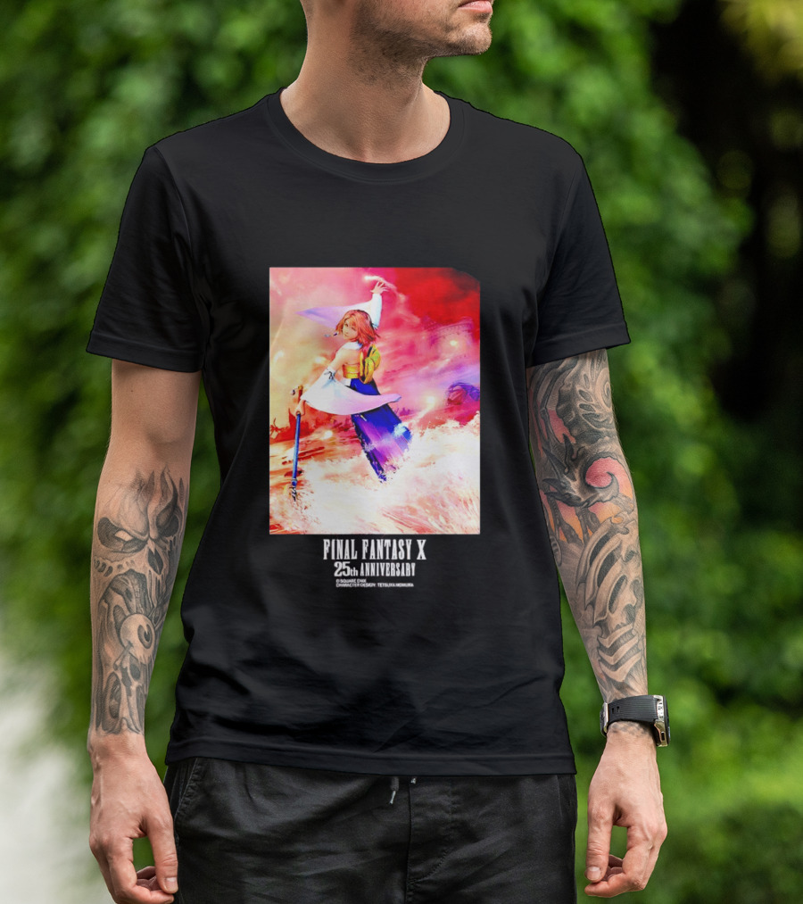 Final Fantasy X 25th Anniversary Yuna Square Enix T-Shirt