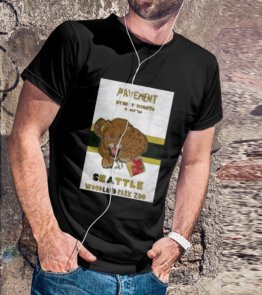Pavement Street Nights Seattle Woodland Park Zoo July 19 2026 T-Shirt