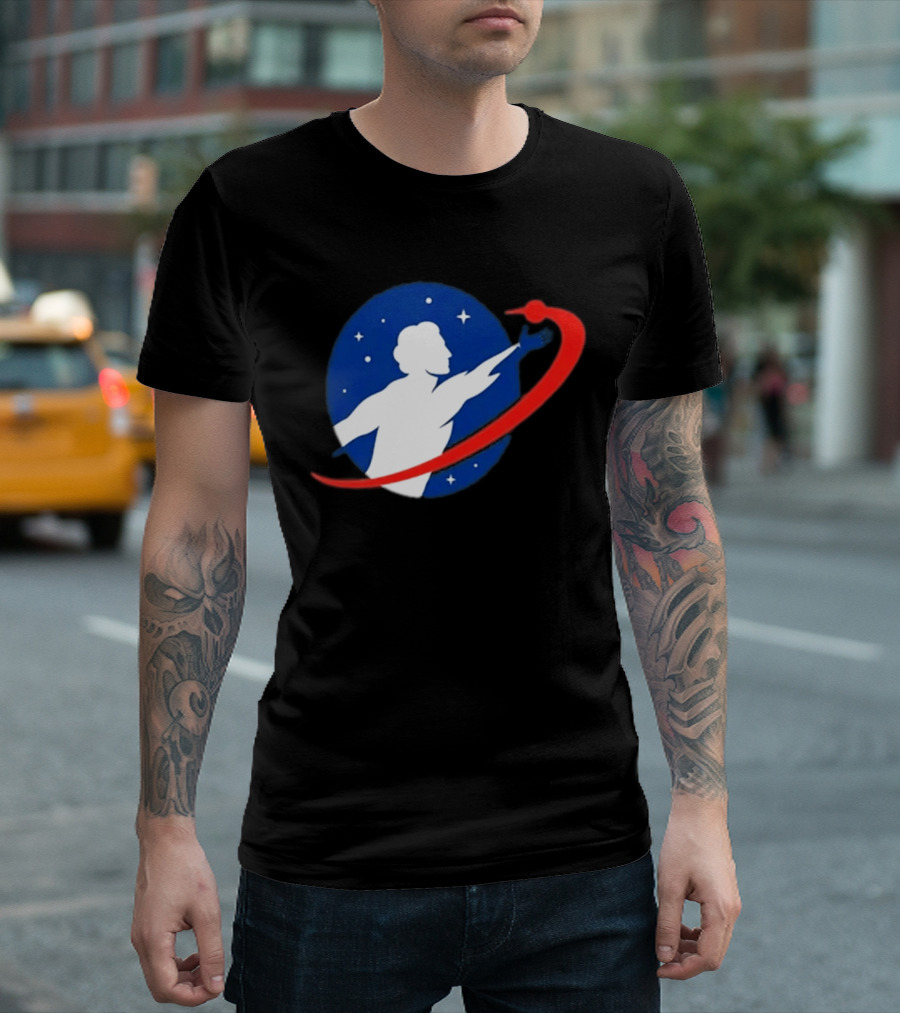 NASA Astronaut Space Exploration Promethean Action Patch T-Shirt