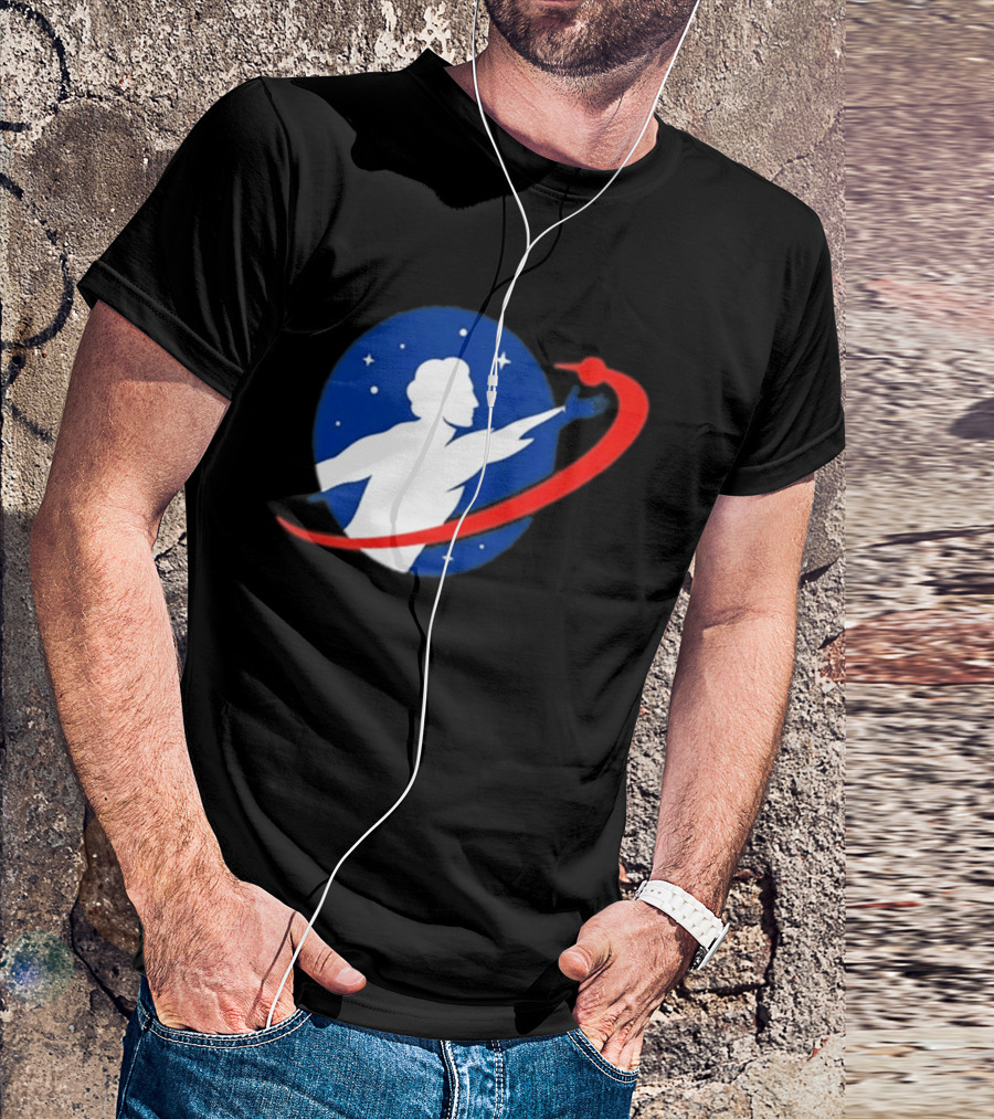 NASA Astronaut Space Exploration Promethean Action Patch T-Shirt