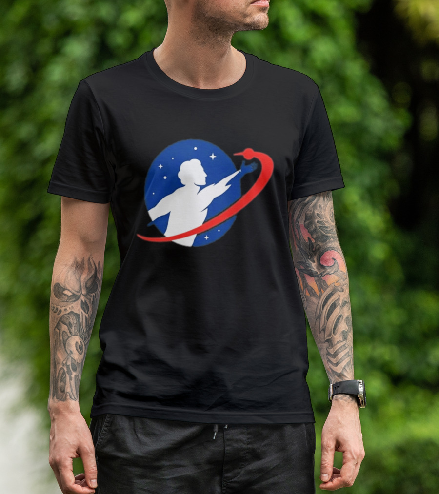 NASA Astronaut Space Exploration Promethean Action Patch T-Shirt