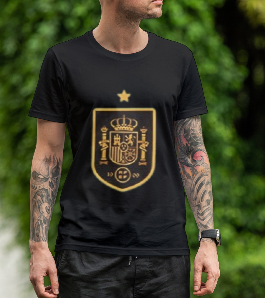 Spain National Team Maroon 1863FC True To Glory Crest T-Shirt