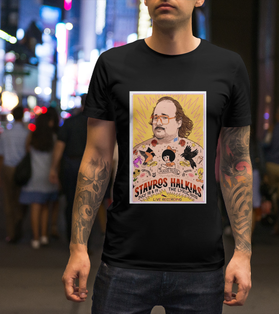 Stavros Halkias Live Recording Baltimore July 18 19 2026 The Lyric Event T-Shirt
