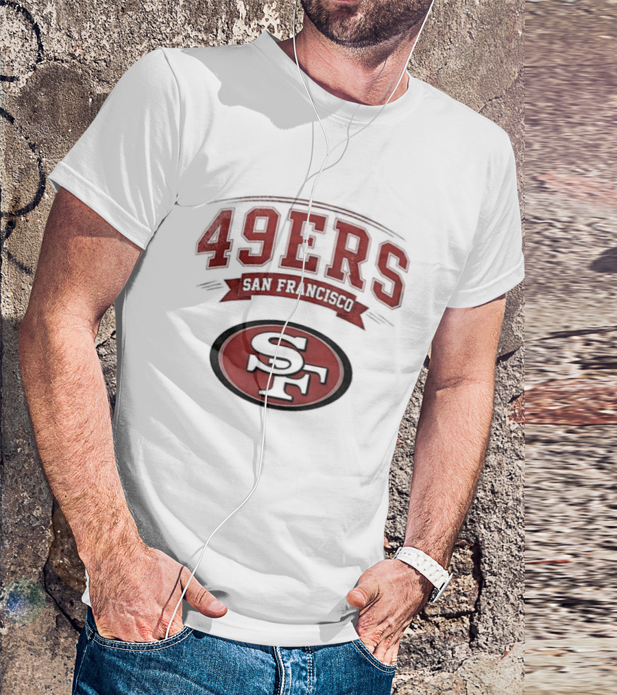 San Francisco 49ers Ghostface Running Football 49ers SF T-Shirt