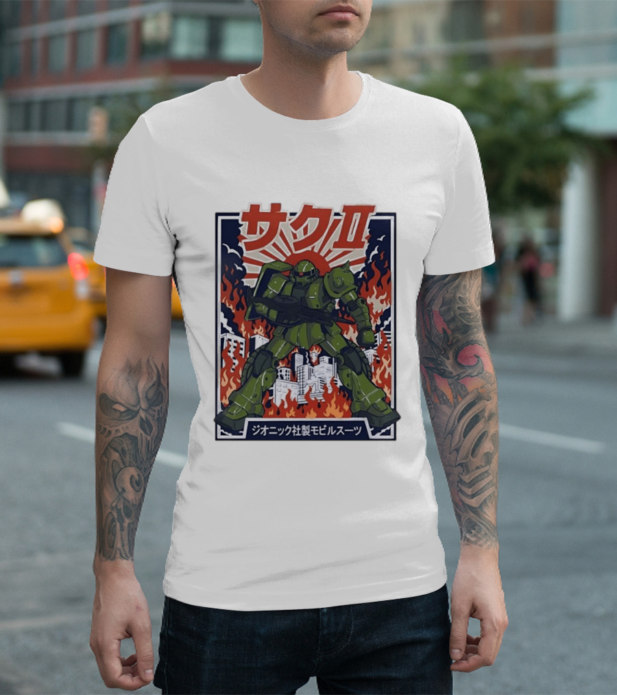 The Green Grunt MS 06 Zaku II T-Shirt