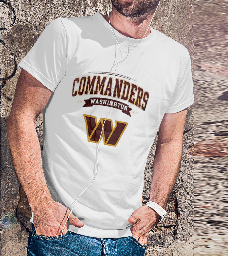Washington Commanders Ghostface Running Football Fan Gear T-Shirt