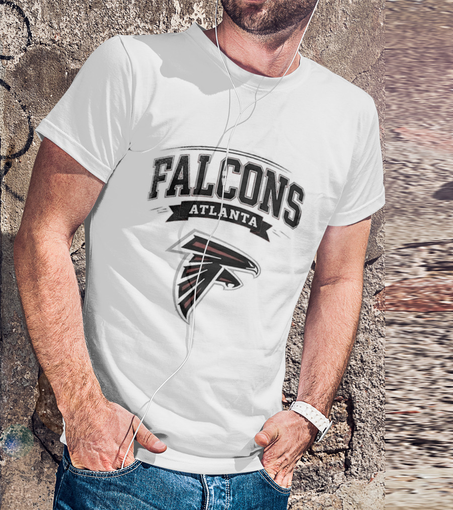 Atlanta Falcons Ghostface Running Football Collaboration Fan Gear T-Shirt