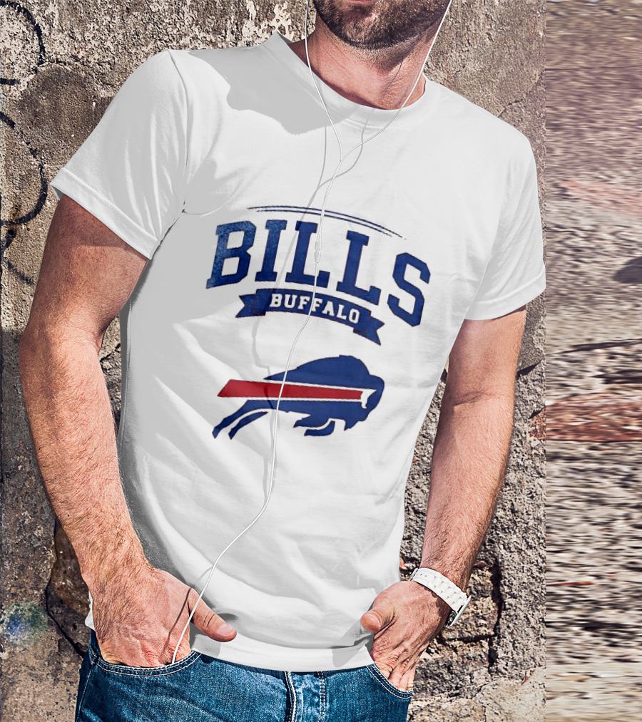 Buffalo Bills Ghostface Running Football T-Shirt