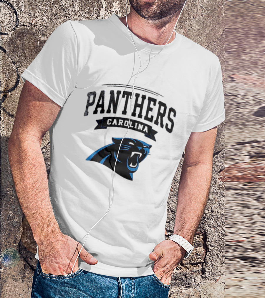 Carolina Panthers Ghostface Crossover Football Collaboration T-Shirt