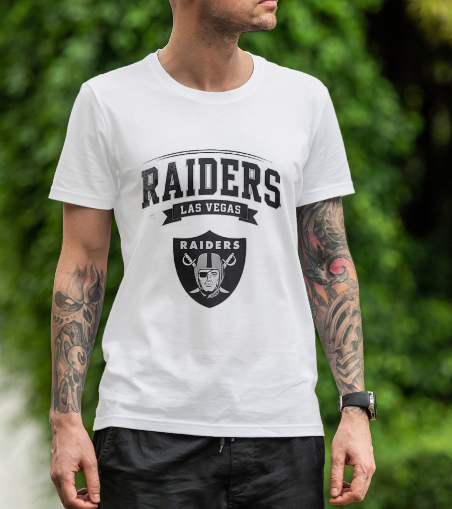 Las Vegas Raiders Ghostface Running Football T-Shirt