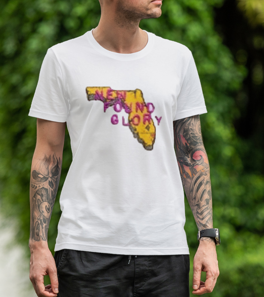New Found Glory Florida Map You've Gotta Try Do What It Takes To Give Yourself A Break T-Shirt