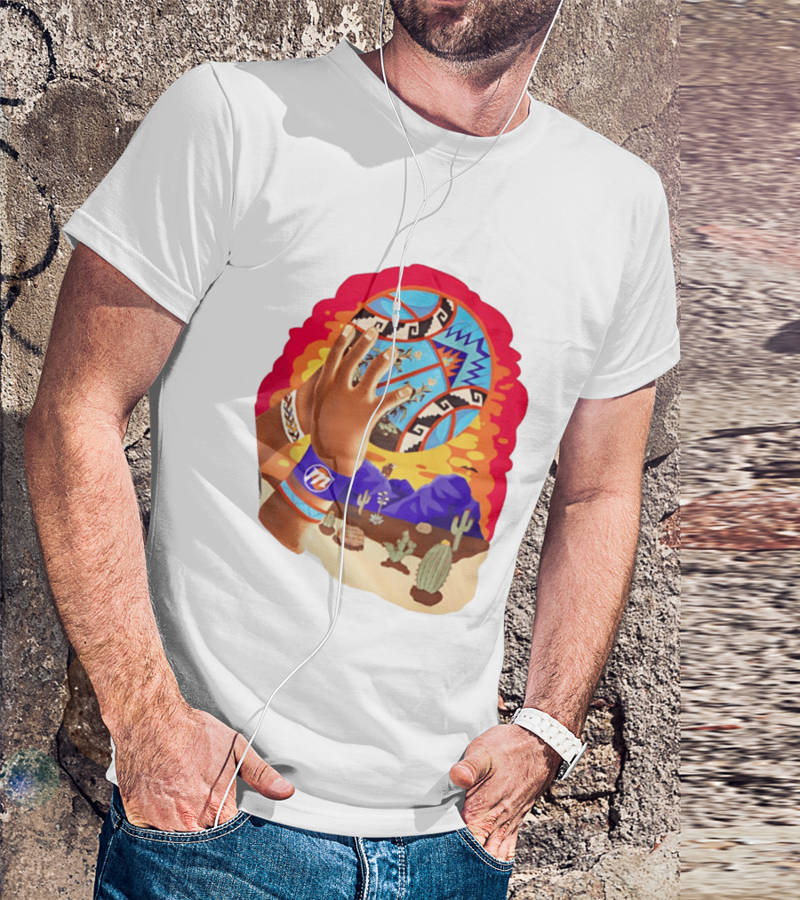 Phoenix Suns Desert Basketball Southwest NBA Cactus Mountain T-Shirt