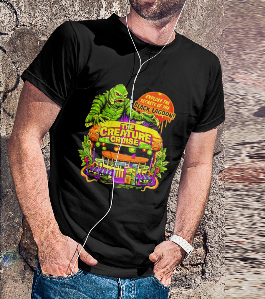 Explore The Secrets Of The Black Lagoon The Creature Cruise Adventure T-Shirt