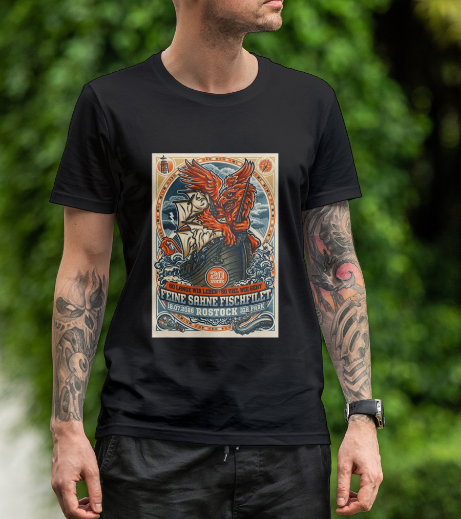 So Lange Wir Leben So Viel Wie Geht Feine Sahne Fischfilet 20 Jahre Rostock 18.07.2026 IGA Park T-Shirt