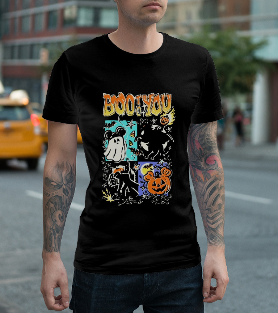 Boo To You Ghost And Pumpkin Halloween Fun T-Shirt