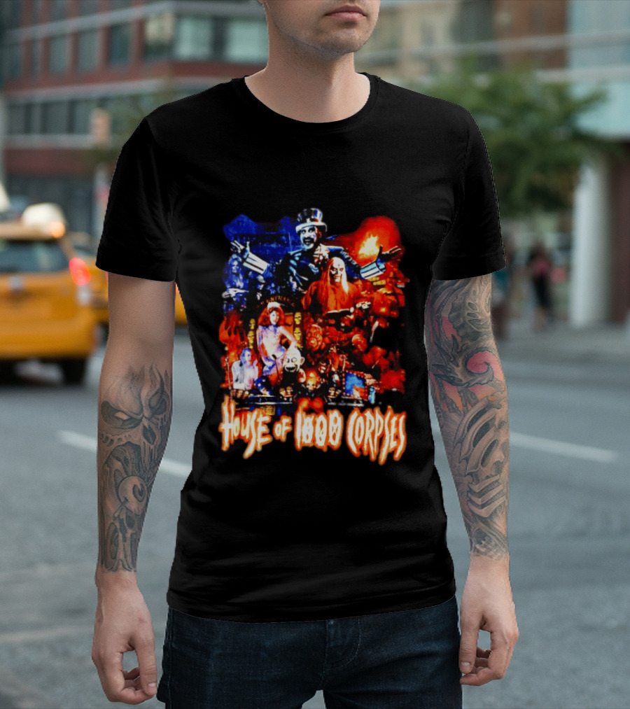 House Of 1000 Corpses Rob Zombie Horror Movie Captain Spaulding T-Shirt