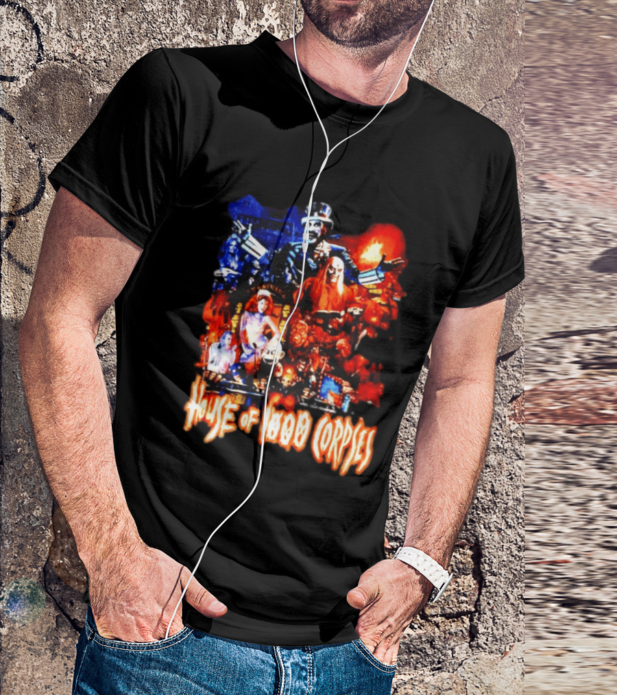 House Of 1000 Corpses Rob Zombie Horror Movie Captain Spaulding T-Shirt