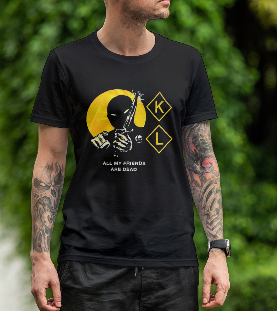 Knocked Loose K L All My Friends Are Dead Knife Fist T-Shirt