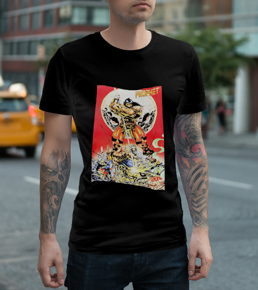 Prophet Comic SPLAT Comics Moon Battle Scene Cover T-Shirt