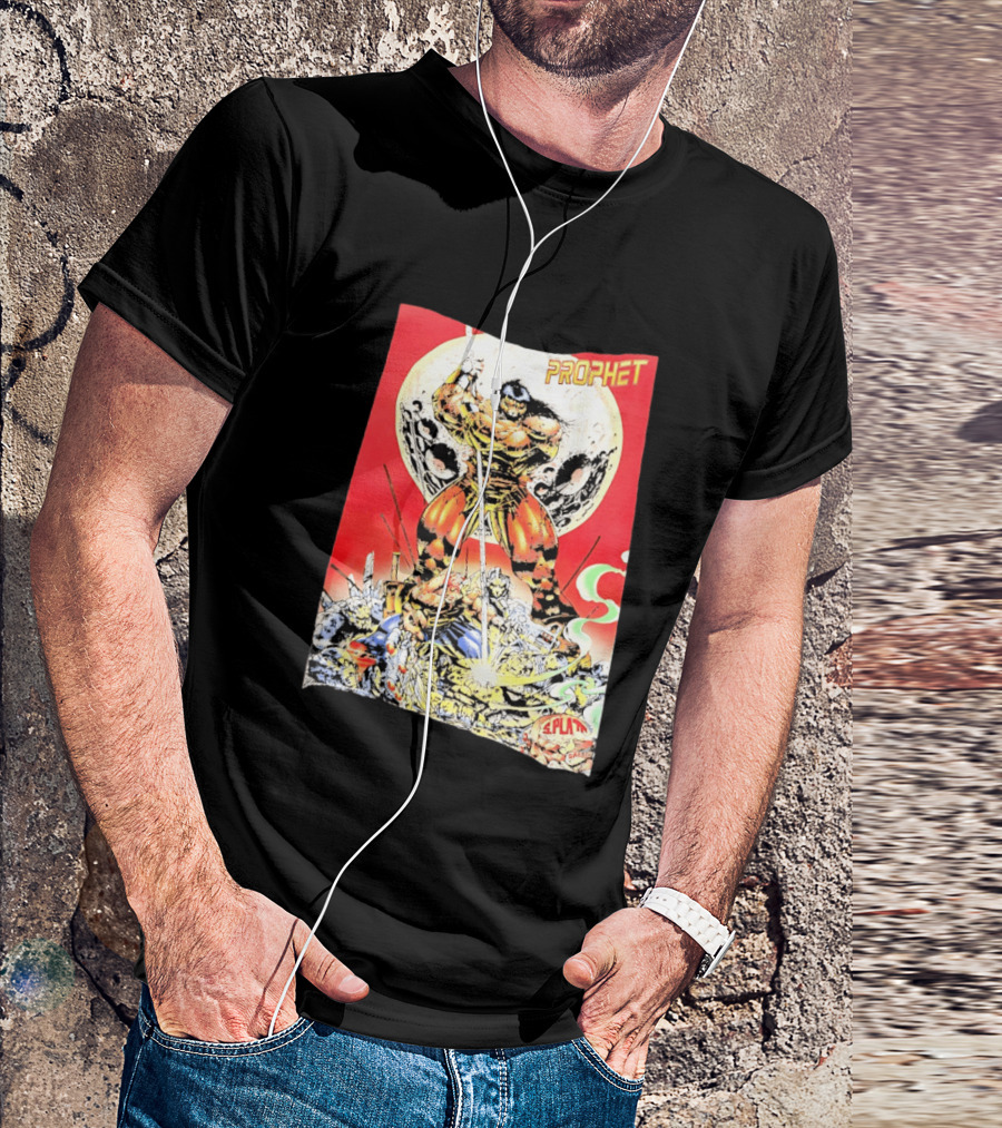 Prophet Comic SPLAT Comics Moon Battle Scene Cover T-Shirt