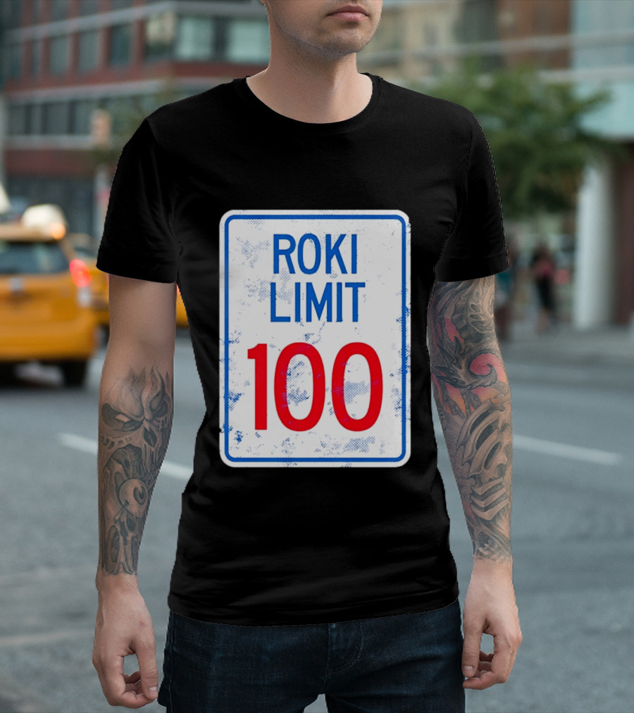 Roki Sasaki Speed Limit 100 Dodgers T-Shirt