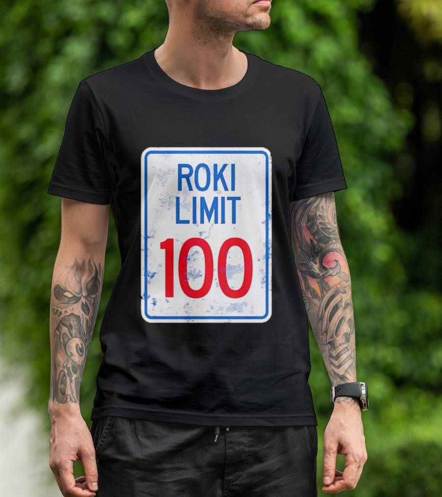 Roki Sasaki Speed Limit 100 Dodgers T-Shirt