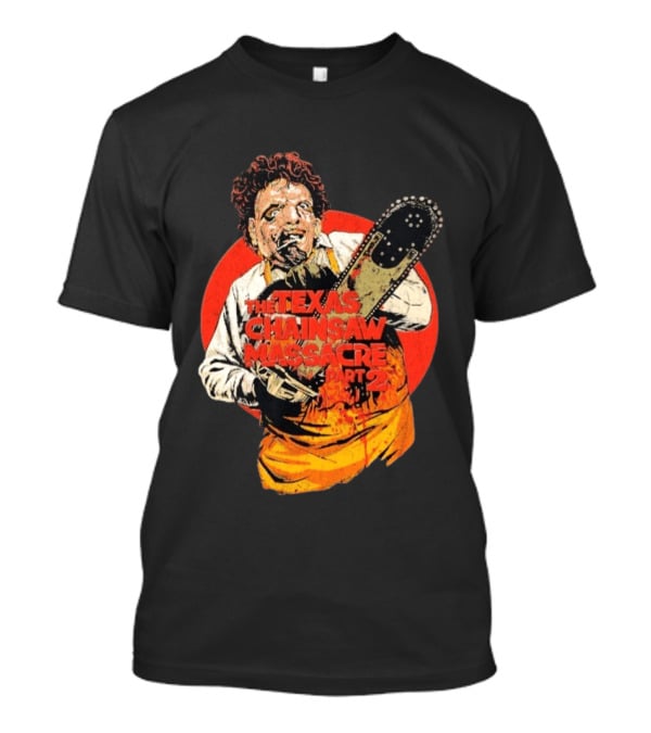Texas Chainsaw Massacre Part 2 Bubba Chainsaw Graphic Burst T-Shirt