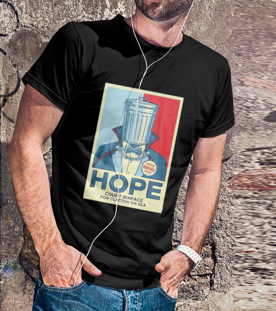 Vote Binface 2026 Hope Count Binface For Clacton On Sea T-Shirt
