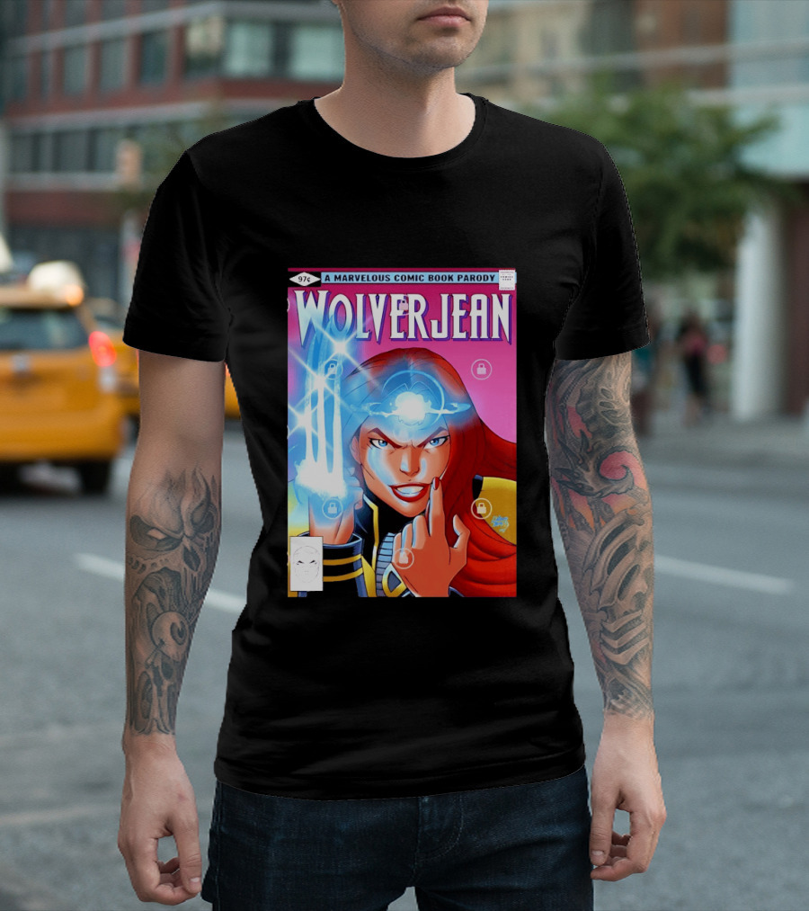 Wolverjean A Marvelous Comic Book Parody Cover 97 Cents T-Shirt